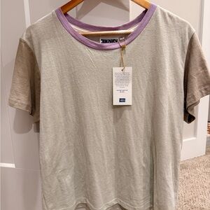 NWT Jungmaven Lavender Trim T-Shirt in XL